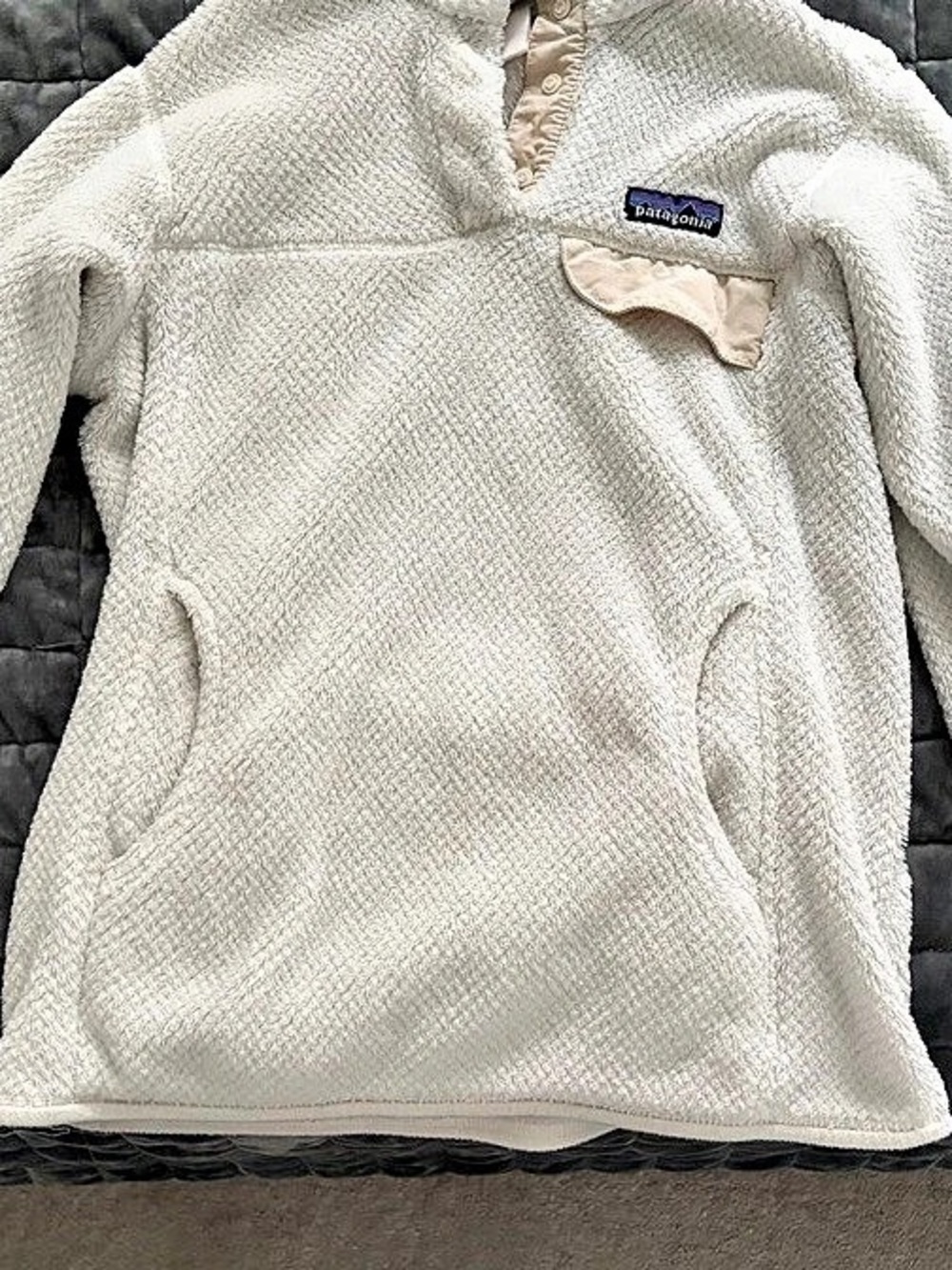 Patagonia Women's Re-Tool Snap-T Pullover Fleece White